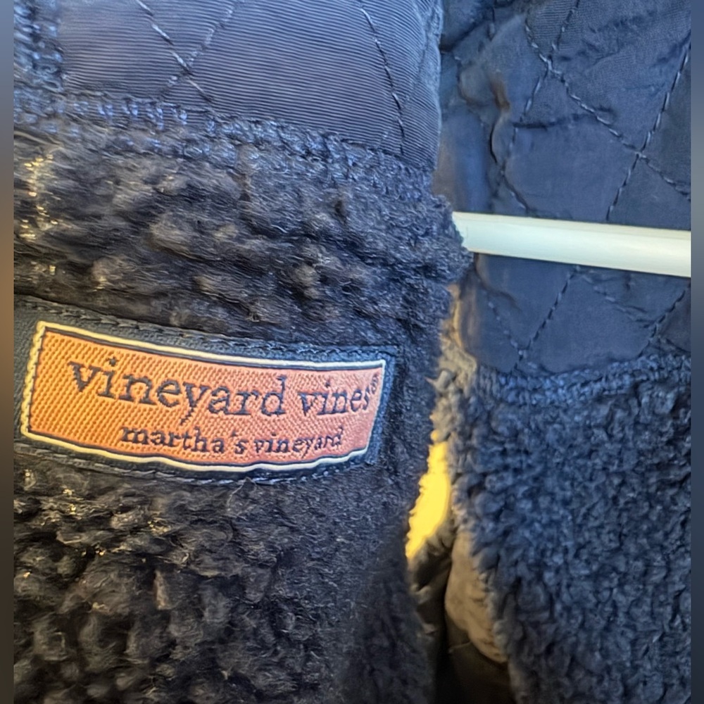 Vineyard Vines Midnight Blue Fleece Jacket - Picture 5 of 5